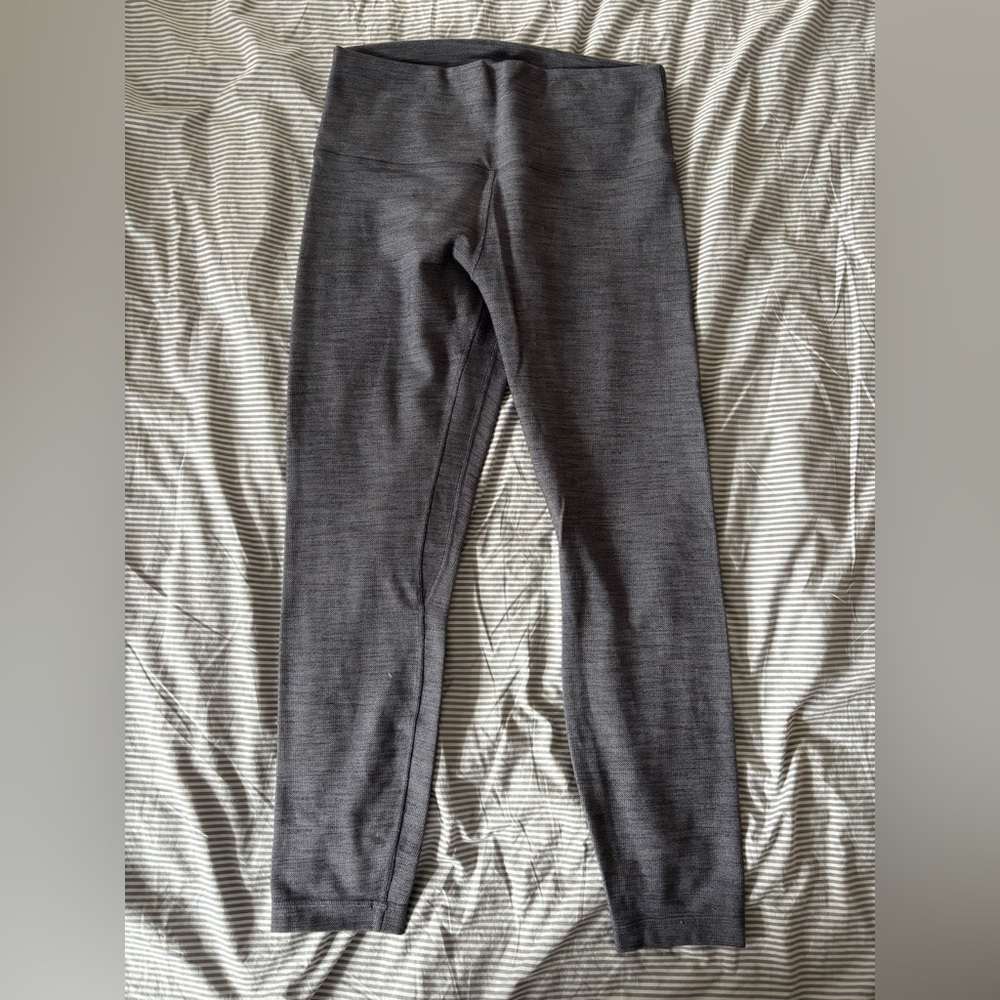 Lululemon High Rise Align Legging in Space Dyed Gray- size 10